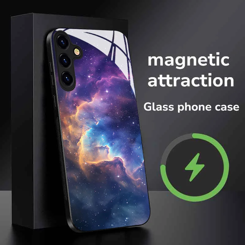 Magnetic Trendy Minimalist Multicolored Sky Design Tempered Glass Phone Case for Galaxy S20/S21/S22/S23/S24/S25/ S26Plus Ultra
Magnetic Trendy Minimalist Multicolored Sky Design Tempered Glass Phone Case for Galaxy S20/S21/S22/S23/S24/S25/ S26Plus Ultra