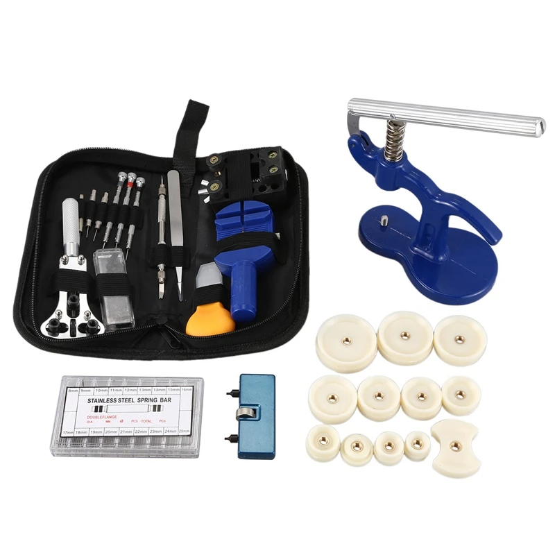 405Pcs/Set Professional Watch Repair Tool Kits Including Screw Watch Back Case Opener Link Remover Pin Repair Tool Kit
405Pcs/Set Professional Watch Repair Tool Kits Including Screw Watch Back Case Opener Link Remover Pin Repair Tool Kit