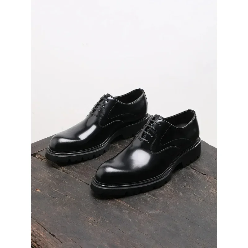 British Style Trend Formal Wear Business Casual Leather Shoes Bright Leather Genuine Leather Wedding Shoe Black
British Style Trend Formal Wear Business Casual Leather Shoes Bright Leather Genuine Leather Wedding Shoe Black