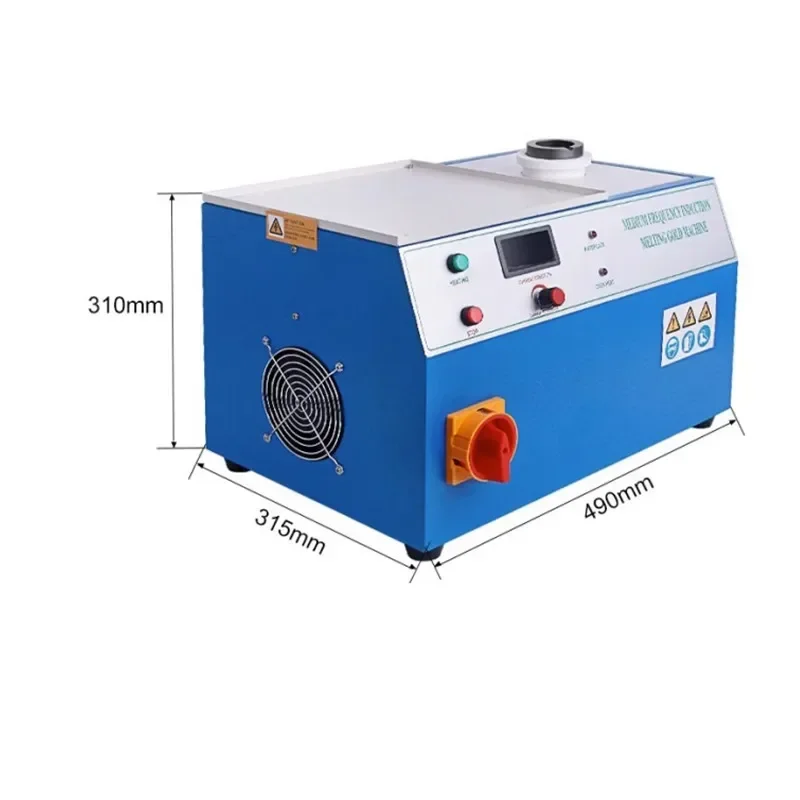 2kg Gold Melting Furnace Silver Melting Tools Medium Frequency Furnace High Frequency High Temperature Gold Melting Machine
2kg Gold Melting Furnace Silver Melting Tools Medium Frequency Furnace High Frequency High Temperature Gold Melting Machine