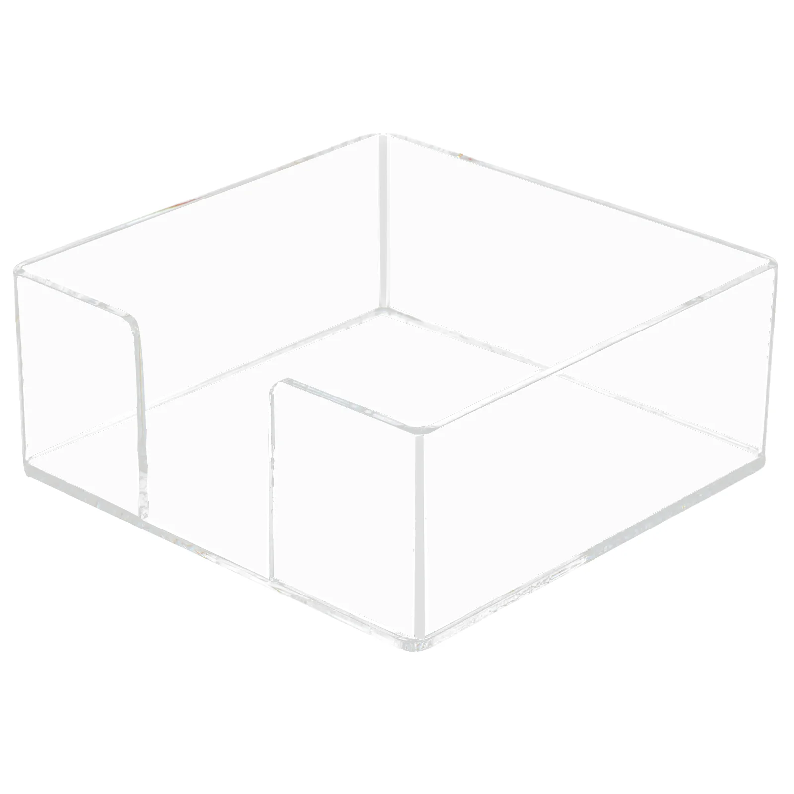 Clear Acrylic Square Napkin Holder Transparent Desktop Tissue Box Modern Design Smooth Edges Material Suitable Home
Clear Acrylic Square Napkin Holder Transparent Desktop Tissue Box Modern Design Smooth Edges Material Suitable Home
