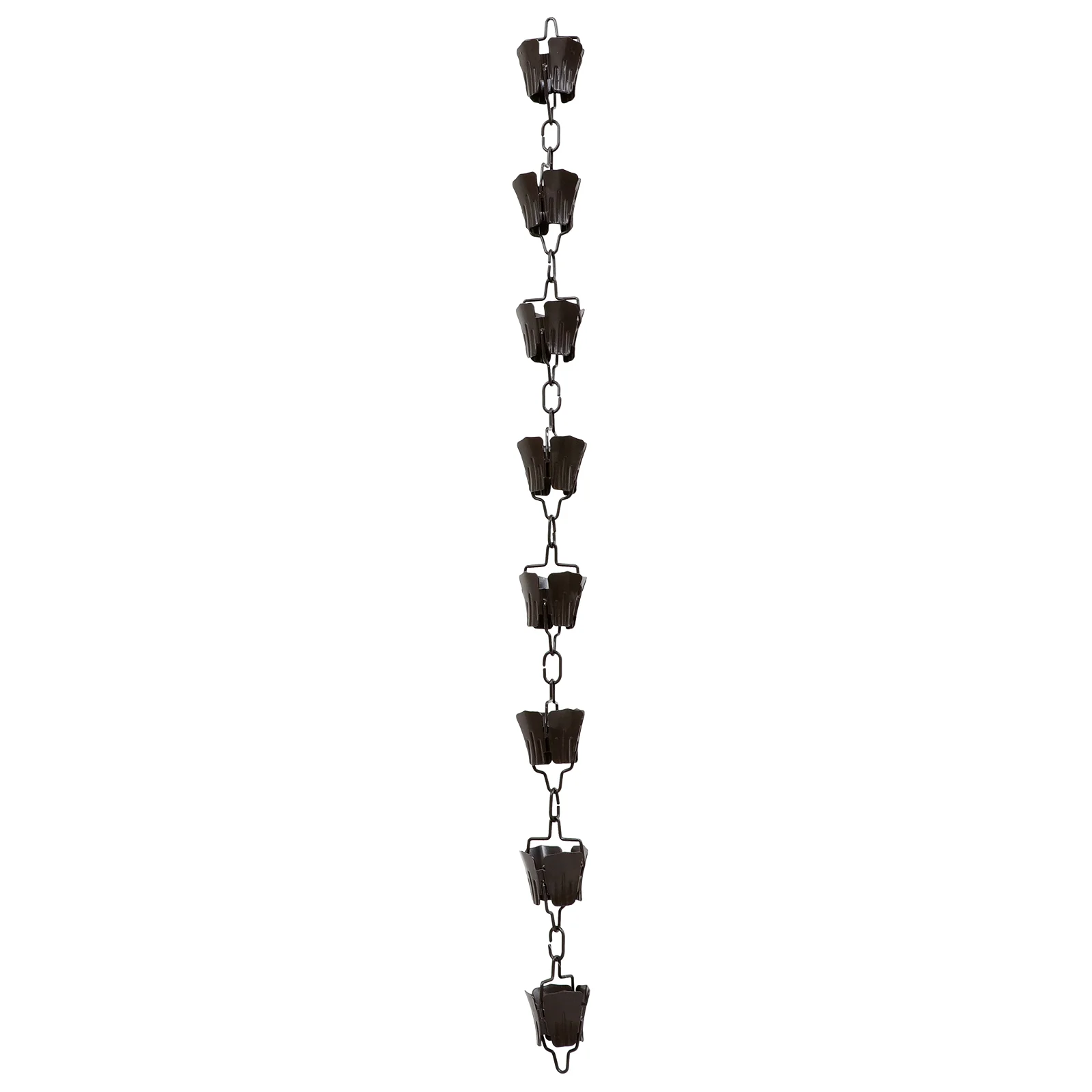 Small Petal Rain Chain Flower Shape Decorative Downspout Metal Quiet Sound Garden Wall Hanging Rain Chain for Villa
Small Petal Rain Chain Flower Shape Decorative Downspout Metal Quiet Sound Garden Wall Hanging Rain Chain for Villa