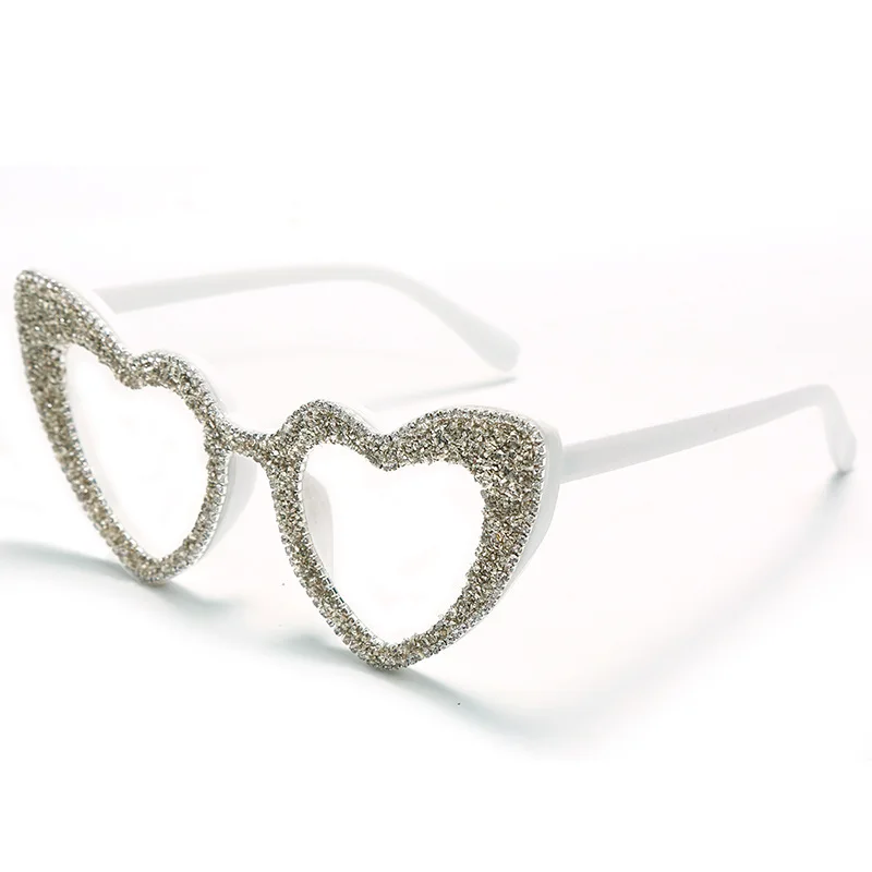 Vintage Powder Plain Glasses Fashion Heart Love Heart Glasses Women's Metal Hinge Large Frame Personalized Glasses Glasses
Vintage Powder Plain Glasses Fashion Heart Love Heart Glasses Women's Metal Hinge Large Frame Personalized Glasses Glasses