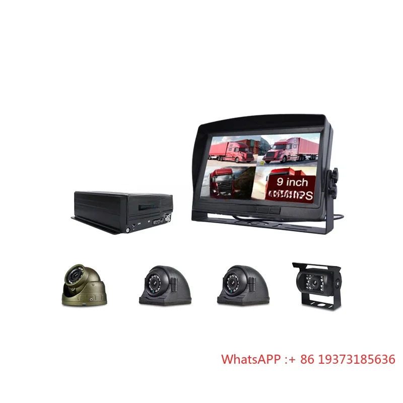 9-дюймовый дисплей 3G 4G MDVR HDD CMSV6 CMSV7 Система управления автопарком Камера для тяжелых транспортных средств Грузовик 1080P 4-канальный мобильный видеорегистратор
9-дюймовый дисплей 3G 4G MDVR HDD CMSV6 CMSV7 Система управления автопарком Камера для тяжелых транспортных средств Грузовик 1080P 4-канальный мобильный видеорегистратор