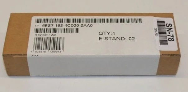 Brand New original 6ES7193-4CD20-0AA0 6ES71934CD200AA0 Module Fast delivery
Brand New original 6ES7193-4CD20-0AA0 6ES71934CD200AA0 Module Fast delivery