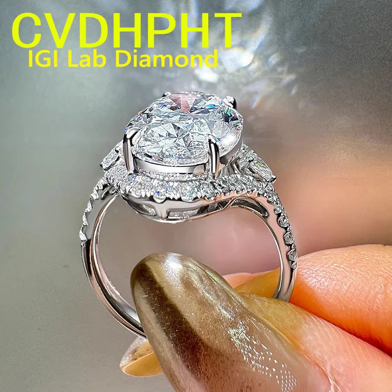 Кольцо с выращенным в лаборатории бриллиантом IGI, овальной огранки, цвет D, 1, 2, 3, 4 карата, цельное из белого золота 18 карат, обручальное и помолвочное кольцо
Кольцо с выращенным в лаборатории бриллиантом IGI, овальной огранки, цвет D, 1, 2, 3, 4 карата, цельное из белого золота 18 карат, обручальное и помолвочное кольцо 