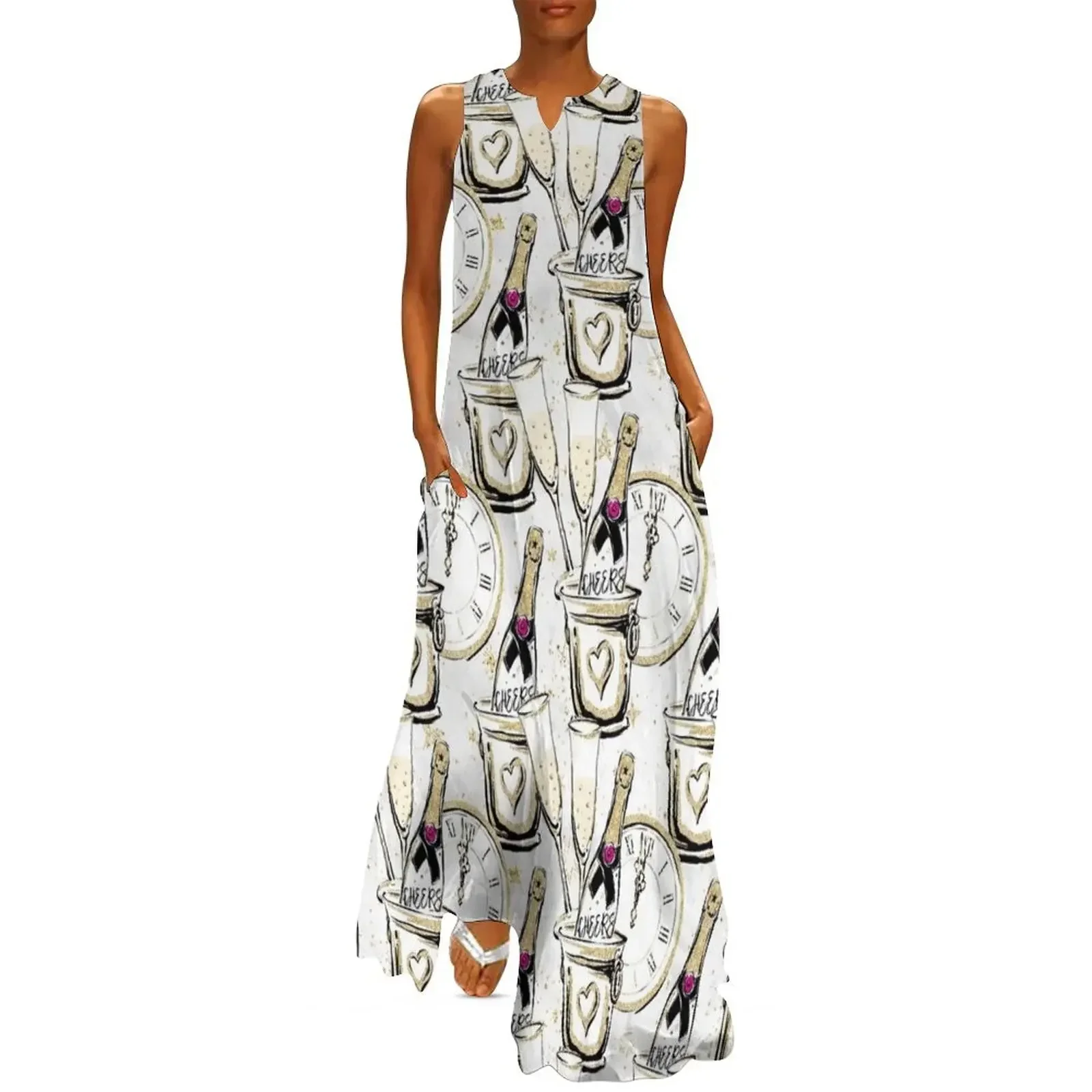 Cheers! Long Dress Casual dresses party dresses women long sleeve dress chic and elegant woman dress 
Cheers! Long Dress Casual dresses party dresses women long sleeve dress chic and elegant woman dress