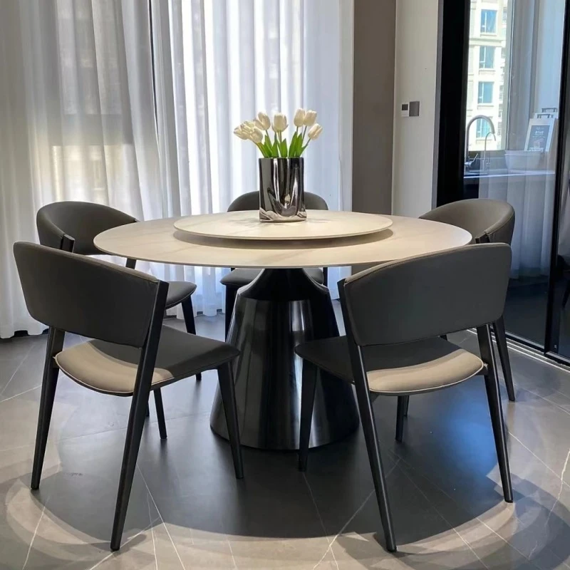 Italian Minimalist Rock Slab Dining For Home Use, Luxury Round Table With Stainless Steel Black Titanium And R
Italian Minimalist Rock Slab Dining For Home Use, Luxury Round Table With Stainless Steel Black Titanium And R