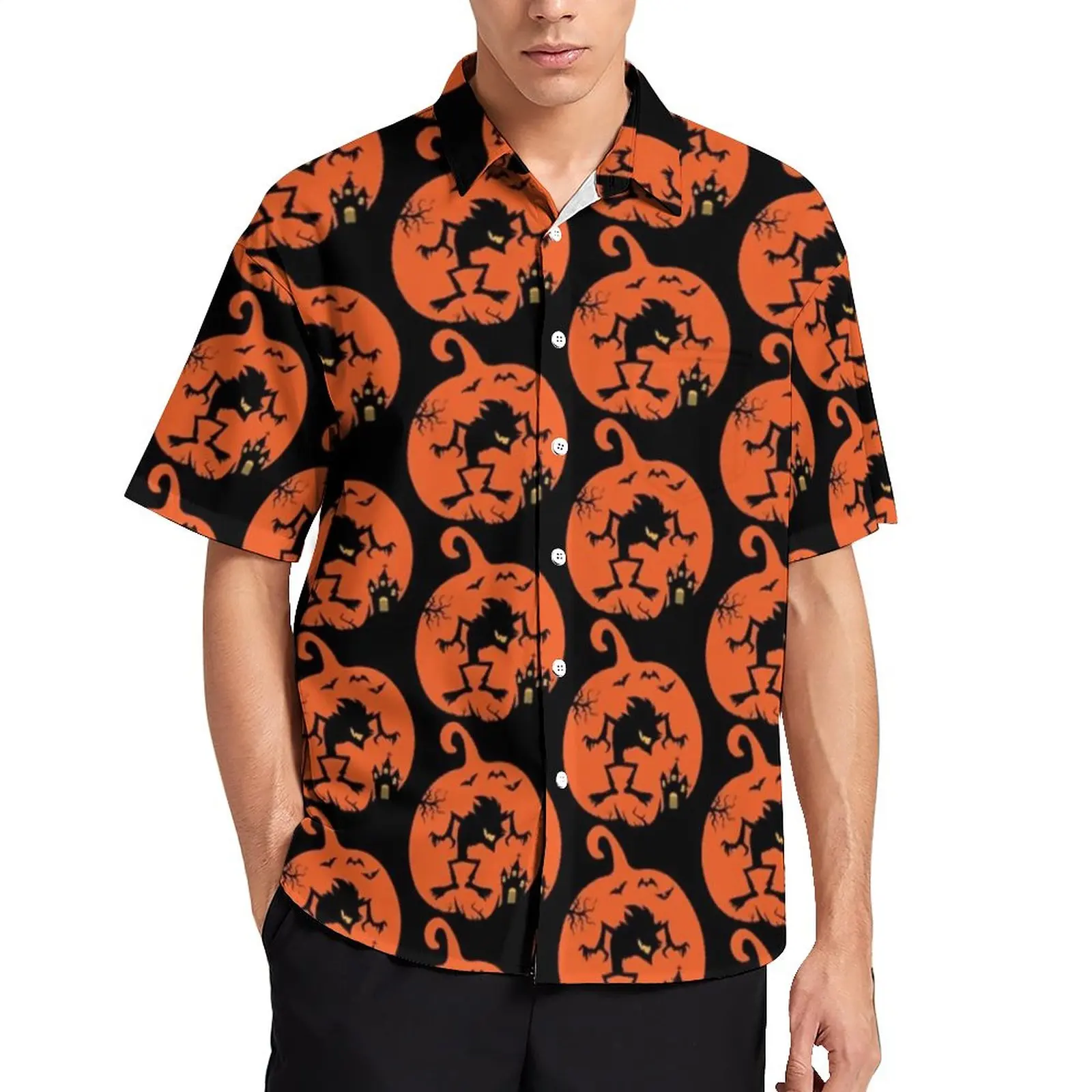 Halloween Wolf Shirt Beach Animal Print Casual Shirts Hawaiian Print Short Sleeve Vintage Oversized Blouses
Halloween Wolf Shirt Beach Animal Print Casual Shirts Hawaiian Print Short Sleeve Vintage Oversized Blouses