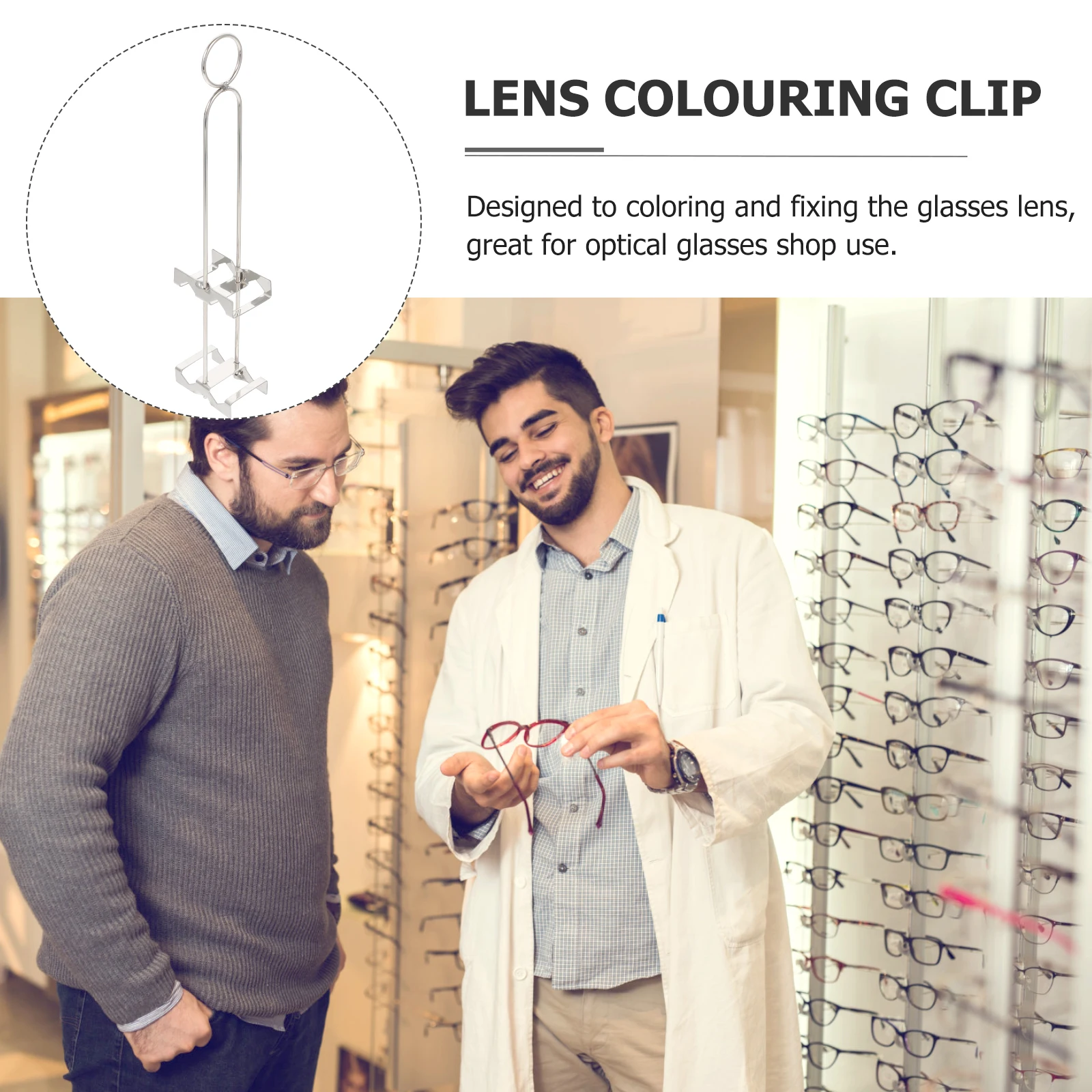 Color Changing Clip Metal Bracket for Glasses Dyeing Sunglass Holder Eyewear Accessories Lens Coloring Stand Glass Lens Fixing
Color Changing Clip Metal Bracket for Glasses Dyeing Sunglass Holder Eyewear Accessories Lens Coloring Stand Glass Lens Fixing