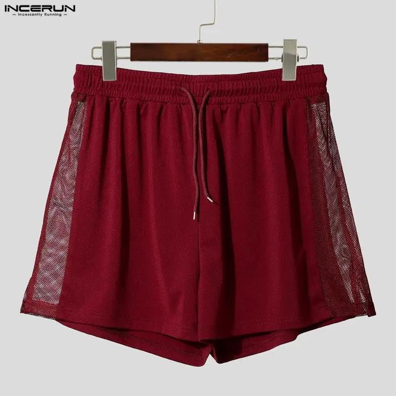 INCERUN Men's Shorts Mesh Patchwork Drawstring Joggers Men Bottoms Summer Streetwear Loose See Through Fashion Casual Shorts
INCERUN Men's Shorts Mesh Patchwork Drawstring Joggers Men Bottoms Summer Streetwear Loose See Through Fashion Casual Shorts