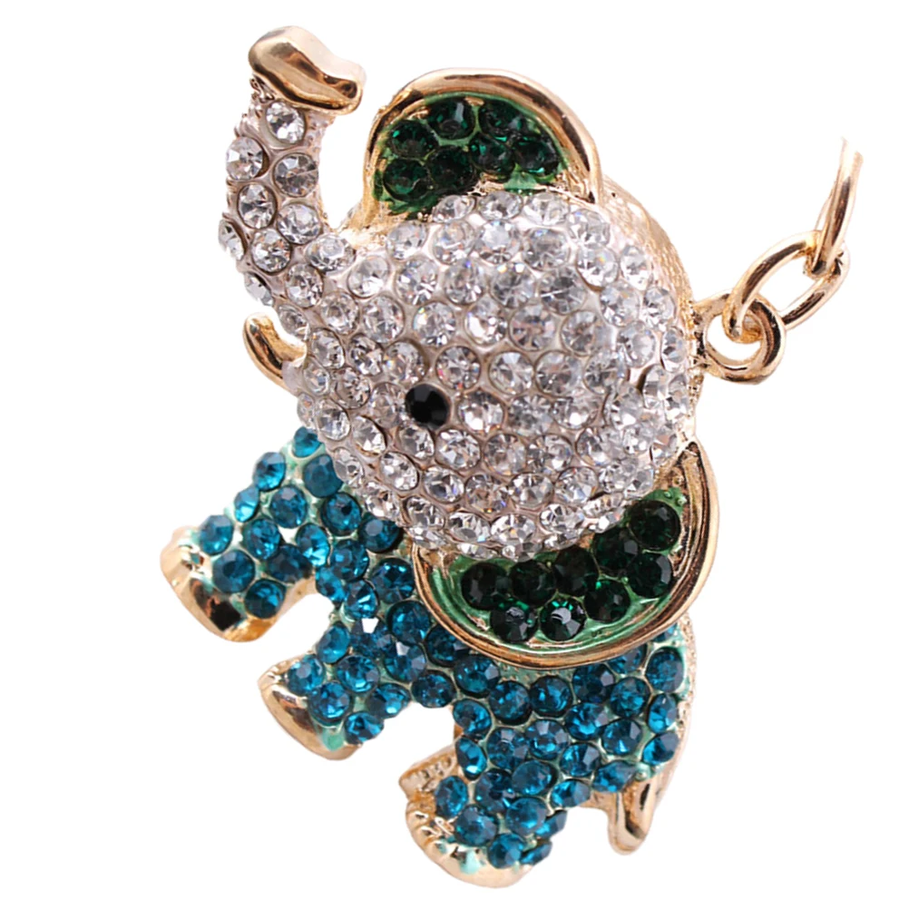 Unique Keychain Rhinestone Elephant Ring Metal Durable Keyring Accessory Decorated
Unique Keychain Rhinestone Elephant Ring Metal Durable Keyring Accessory Decorated