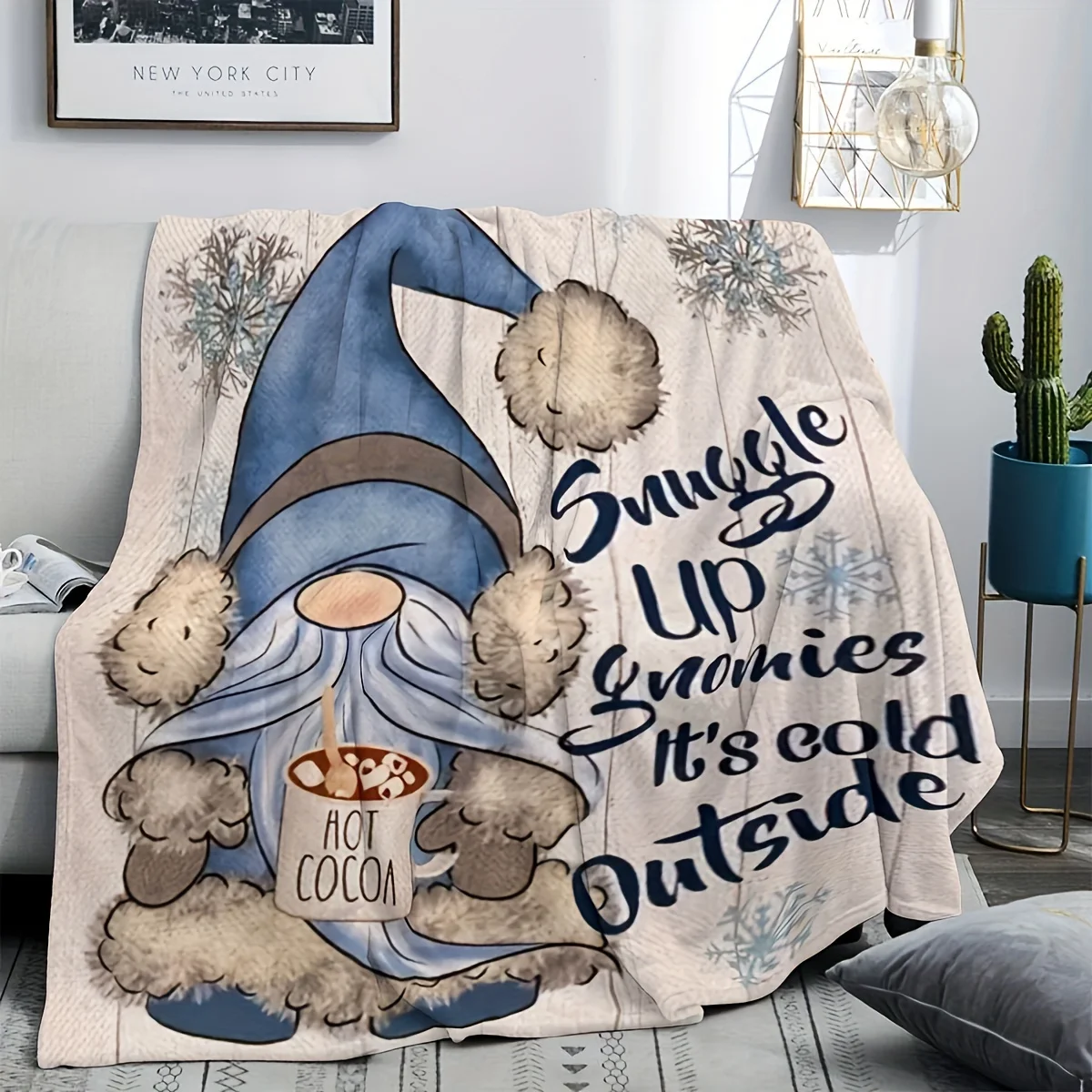 Cozy Blue Gnome Print Flannel Throw Blanket - Soft, Digital Print, Lightweight All-Season Comfort for Home & Office Use
Cozy Blue Gnome Print Flannel Throw Blanket - Soft, Digital Print, Lightweight All-Season Comfort for Home & Office Use