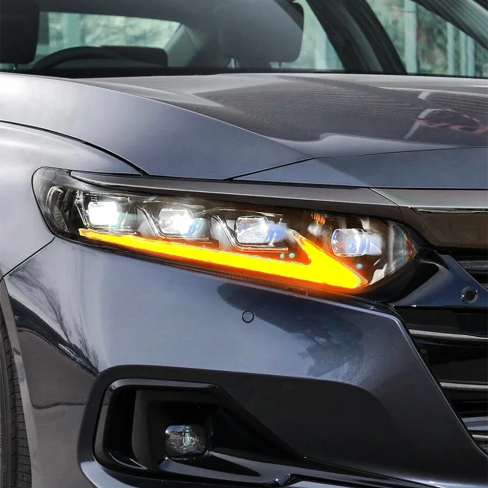 Передние фары автомобиля для Honda Accord 10th 10.5Th 2018-2022, светодиодные автомобильные фары, обновление Lexus Design, проектор с четырьмя линзами, аксессуары
Передние фары автомобиля для Honda Accord 10th 10.5Th 2018-2022, светодиодные автомобильные фары, обновление Lexus Design, проектор с четырьмя линзами, аксессуары