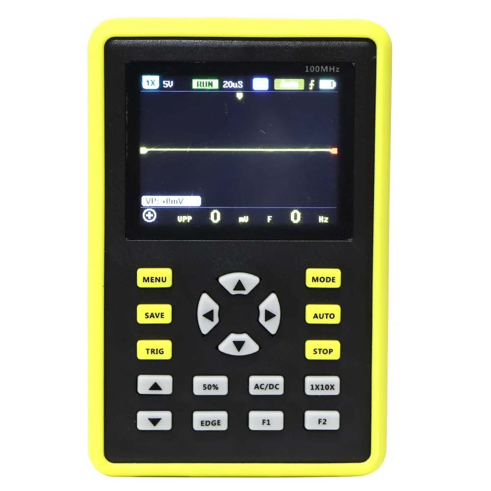 Digital Oscilloscope Handheld USB Portable LCD Mini Digital Oscilloscope Multimeter Tester Tool 100MHz 500MS / s
Digital Oscilloscope Handheld USB Portable LCD Mini Digital Oscilloscope Multimeter Tester Tool 100MHz 500MS / s