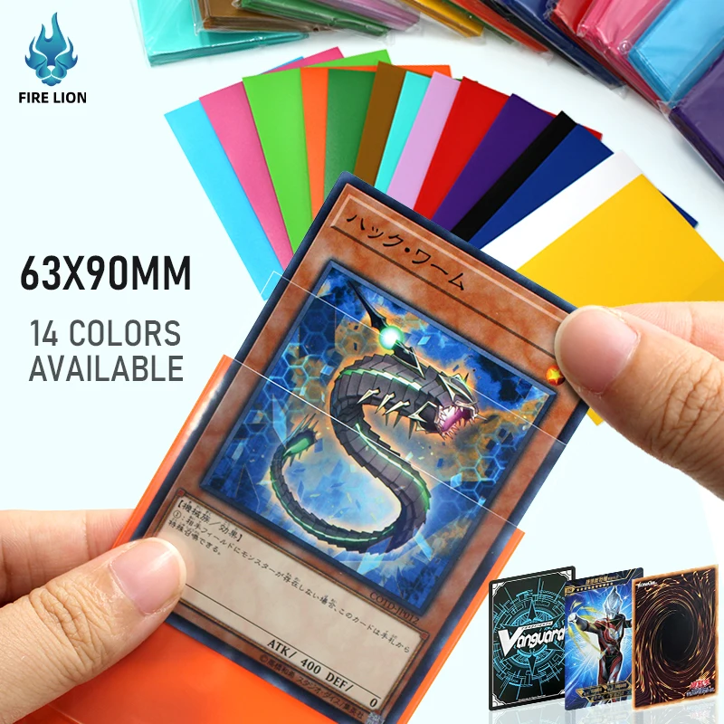 100 PCS 63X90mm Lot Yu-Gi-Oh Card Sleeves YGO Protective Sleeve Liner VG Due City BlackLotus Matte YUGIOH Card Sleeve Cover
100 PCS 63X90mm Lot Yu-Gi-Oh Card Sleeves YGO Protective Sleeve Liner VG Due City BlackLotus Matte YUGIOH Card Sleeve Cover