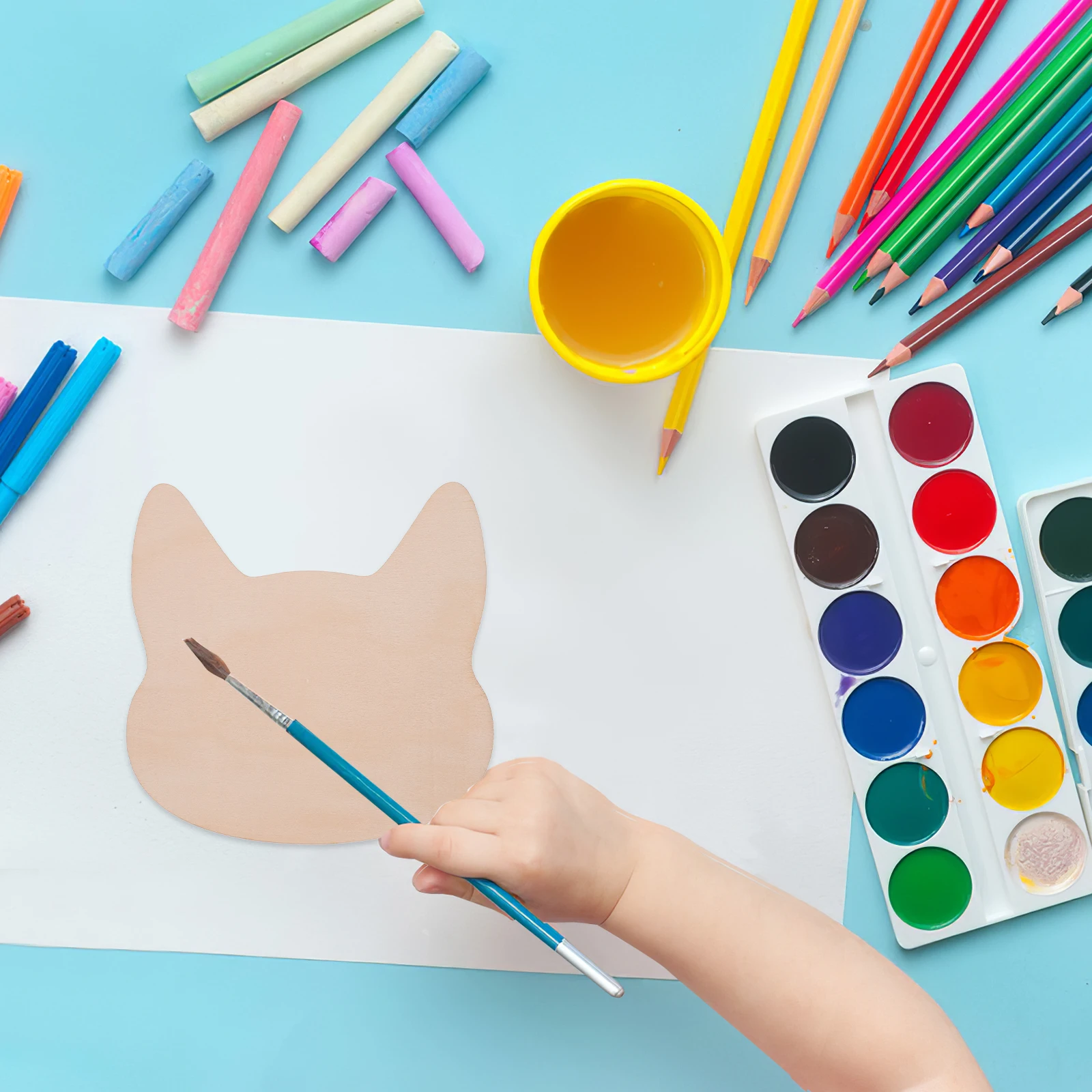 4pcs Cat Head Wooden Cutouts Unfinished Smooth Edges Diy Crafts Kids Painting Decor Wood Slices Creative Wall Decor Sewing
4pcs Cat Head Wooden Cutouts Unfinished Smooth Edges Diy Crafts Kids Painting Decor Wood Slices Creative Wall Decor Sewing