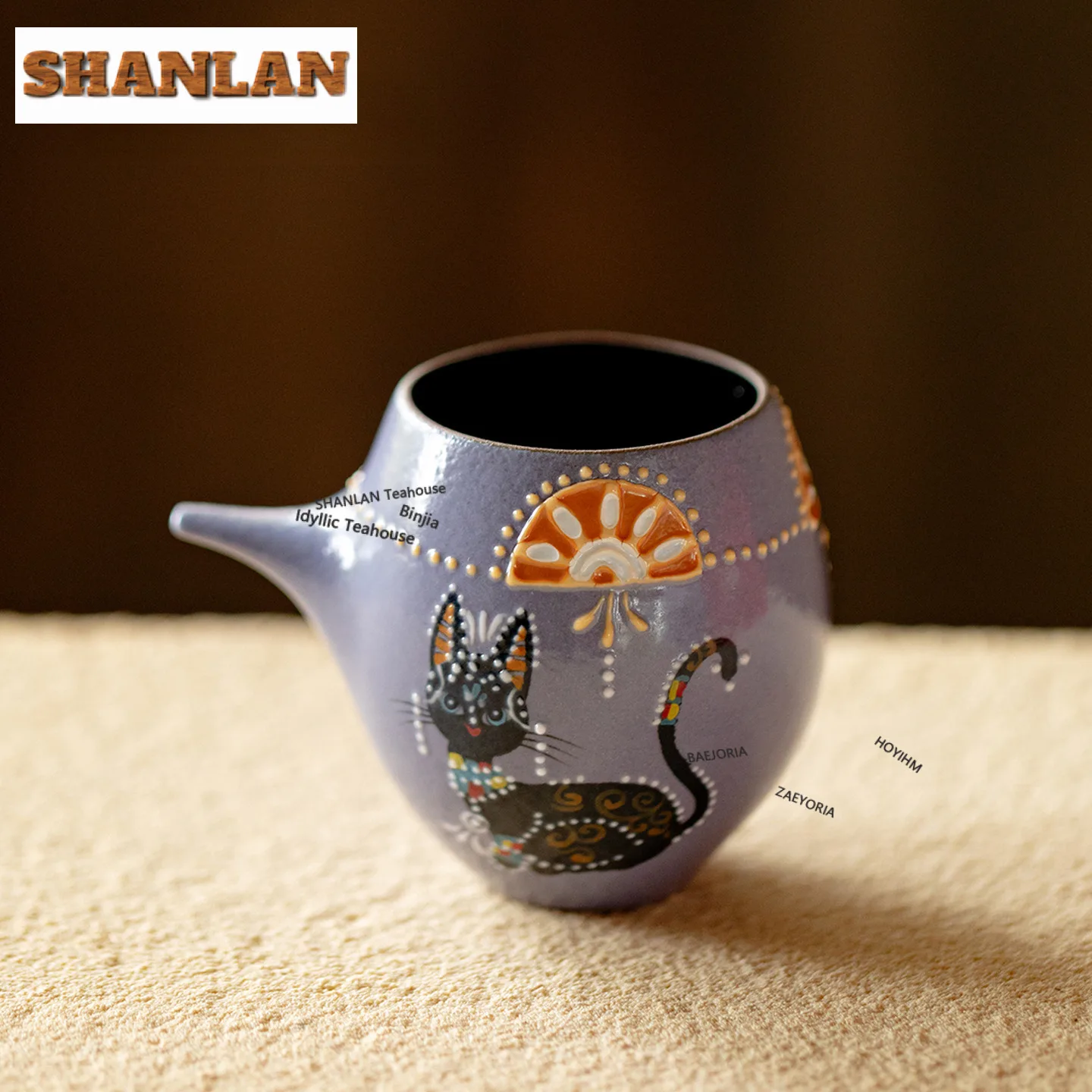 80ml Gilt Silver Hand-painted Cat Teacup Creative Tea Bowl Single Cups Tea-tasting Fragrance Cup Chazhan Master Cup Tea Services
80ml Gilt Silver Hand-painted Cat Teacup Creative Tea Bowl Single Cups Tea-tasting Fragrance Cup Chazhan Master Cup Tea Services