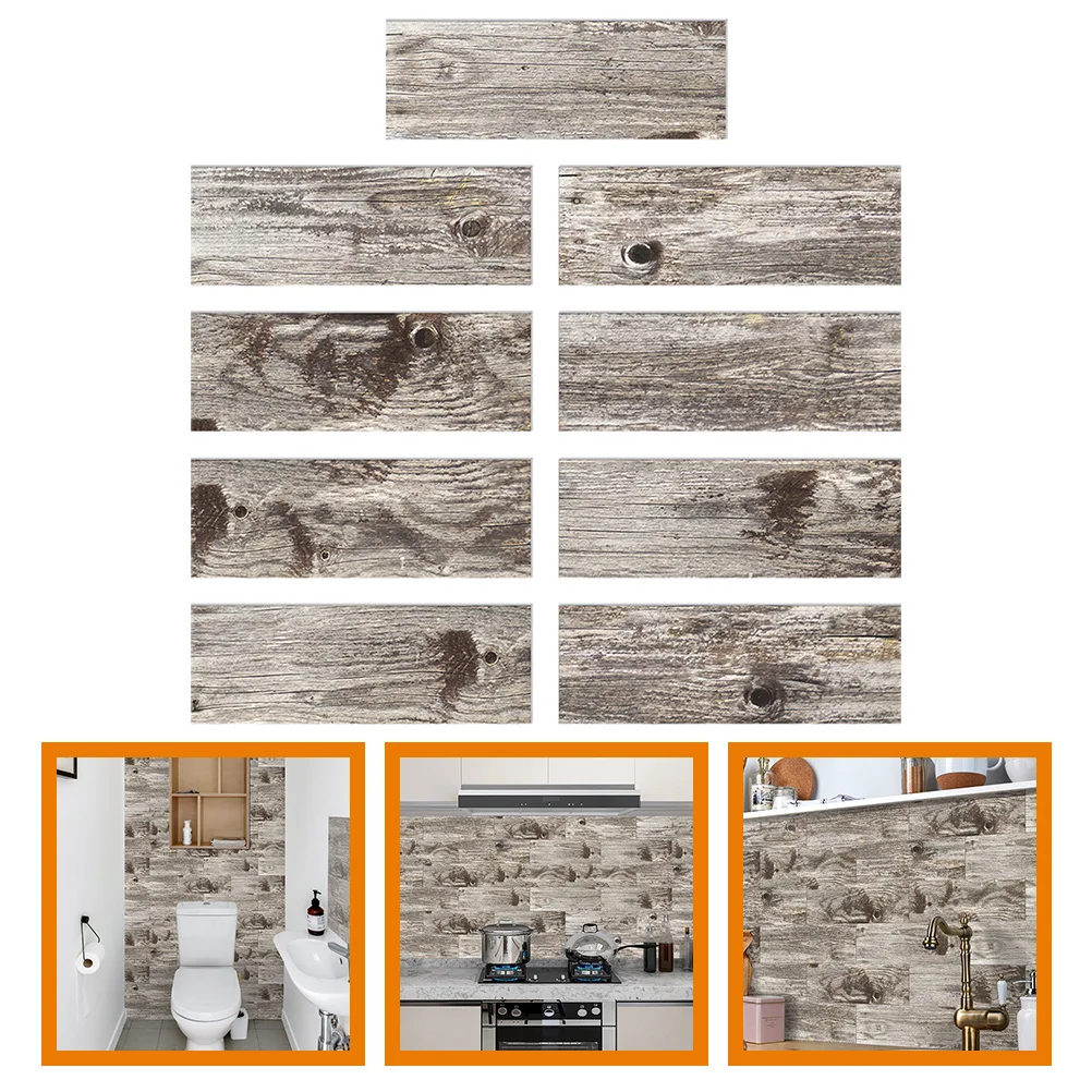9 Pcs Waterproof Wall Sticker Home Decorative Stickers Tile 3d Kitchen Peel and Bathroom Decals Thicken
9 Pcs Waterproof Wall Sticker Home Decorative Stickers Tile 3d Kitchen Peel and Bathroom Decals Thicken