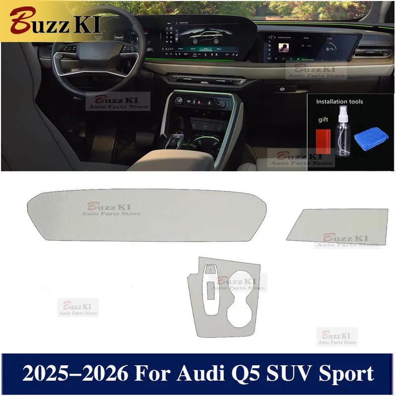 2025-2026 For Audi Q5 SUV Sport TPU Pre Cut Navigation Gear Console Car Interior Repair Protective Car Film Anti-scratch Sticker
2025-2026 For Audi Q5 SUV Sport TPU Pre Cut Navigation Gear Console Car Interior Repair Protective Car Film Anti-scratch Sticker