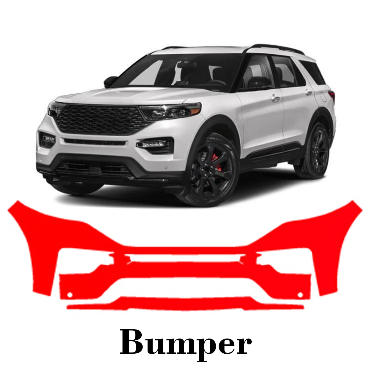 Car Precut Paint Protection Film Front Bumper Anti-scratch Exterior TPU PPF For Ford Explorer ST 2020-2024
Car Precut Paint Protection Film Front Bumper Anti-scratch Exterior TPU PPF For Ford Explorer ST 2020-2024