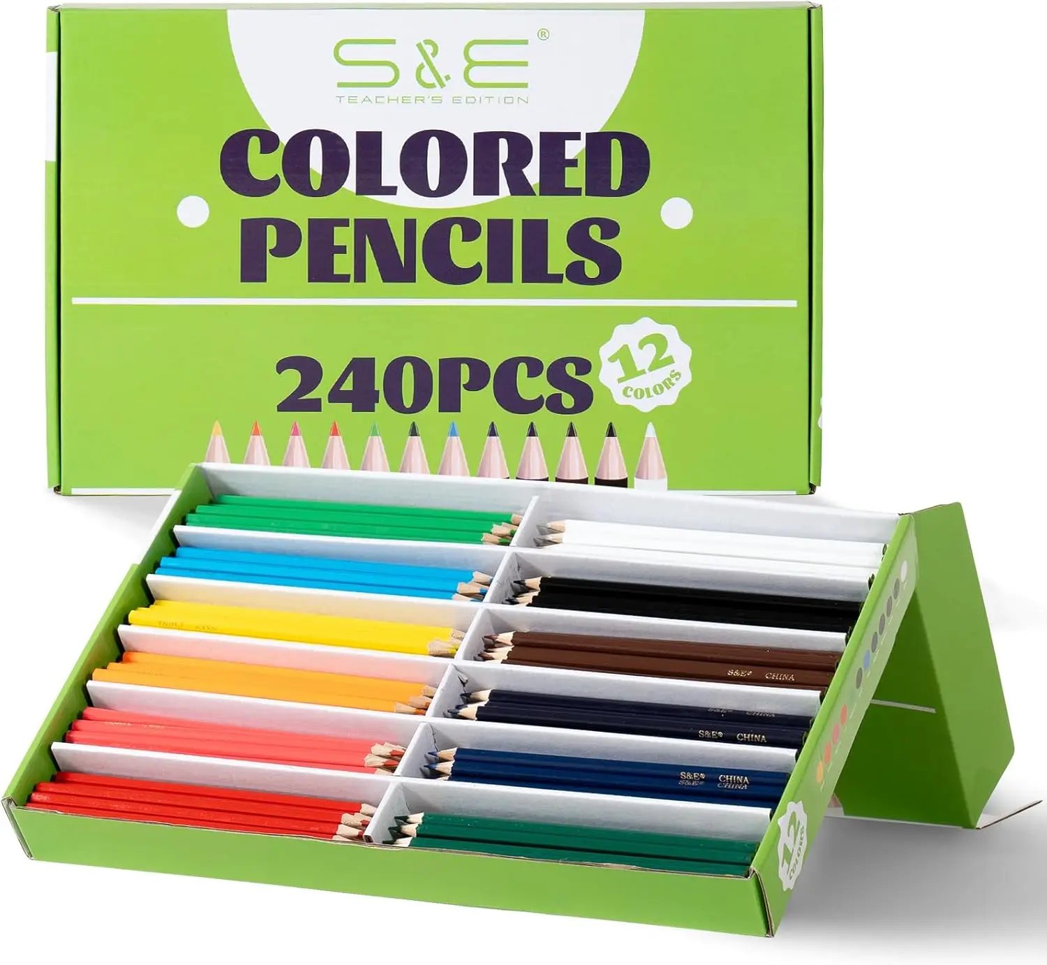 240 Colored Pencils Set for Adult Coloring Books, Pre-Sharpened Woodcase Drawing Pencils for Sketching and Back to School
240 Colored Pencils Set for Adult Coloring Books, Pre-Sharpened Woodcase Drawing Pencils for Sketching and Back to School