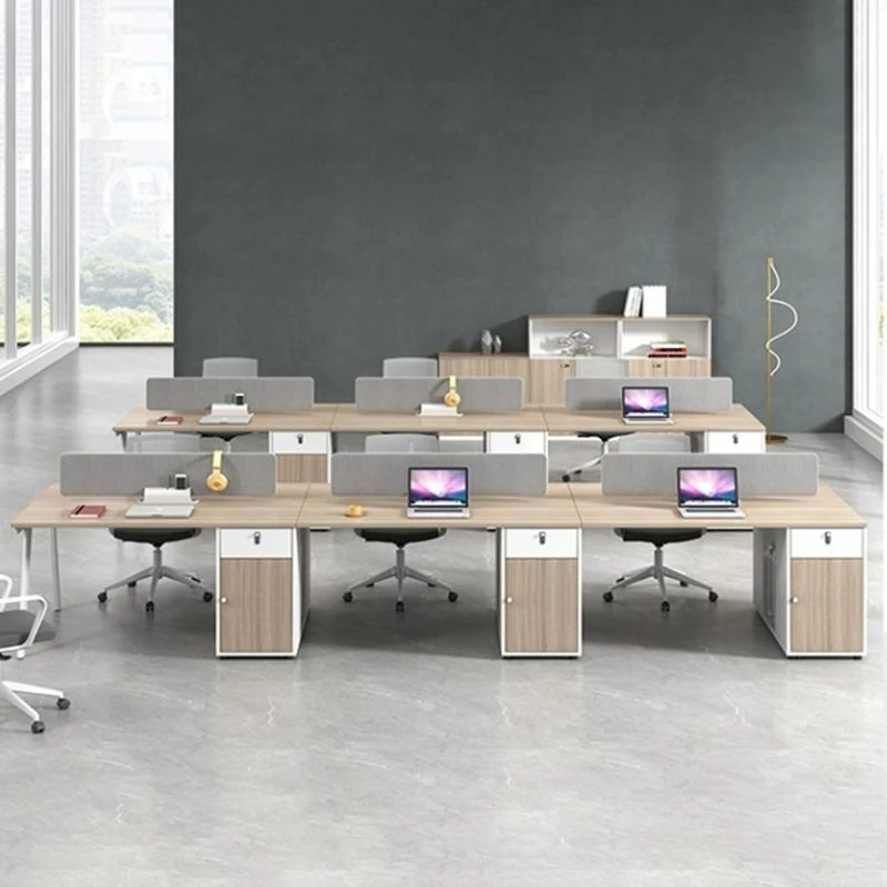 Staff office desk and chair combination, simple and modern, double four six, office desk workstation, screen
Staff office desk and chair combination, simple and modern, double four six, office desk workstation, screen