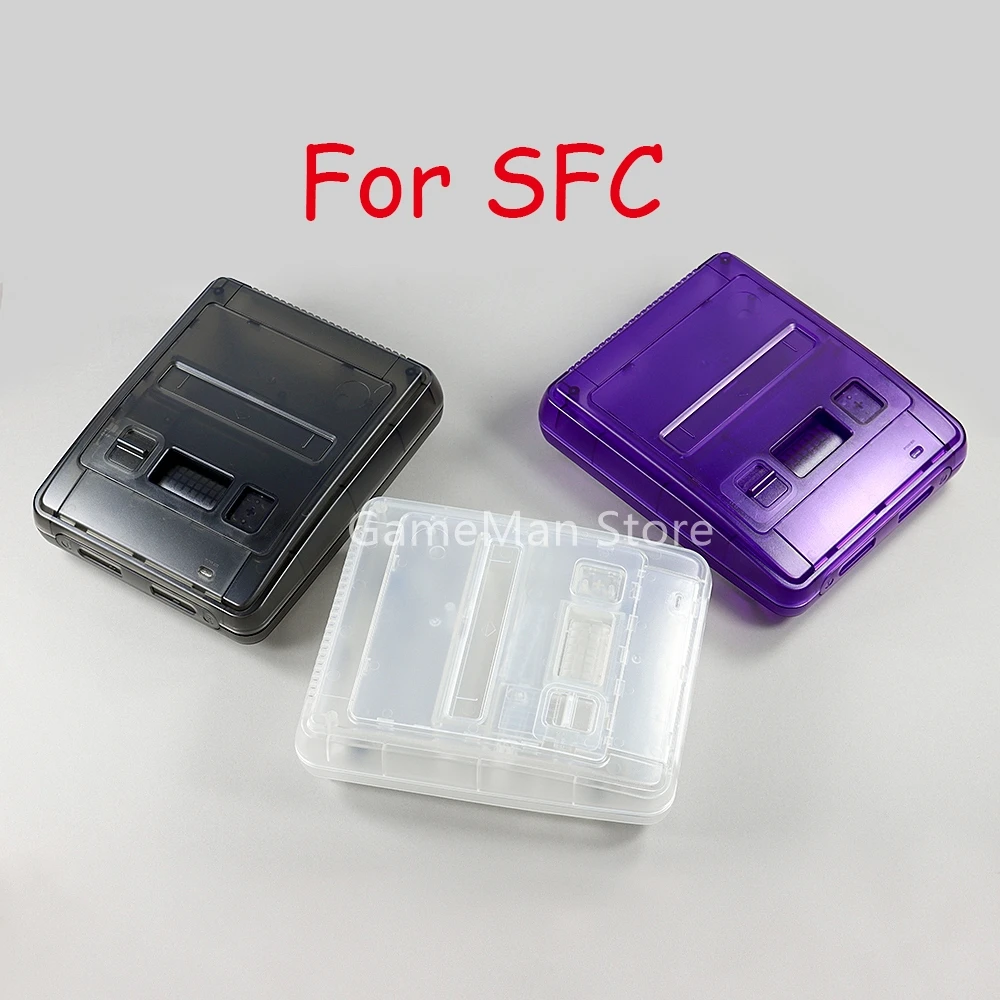 1 комплект сменного корпуса для Super Famicom, прозрачный чехол для игровой консоли SFC, аксессуары
1 комплект сменного корпуса для Super Famicom, прозрачный чехол для игровой консоли SFC, аксессуары