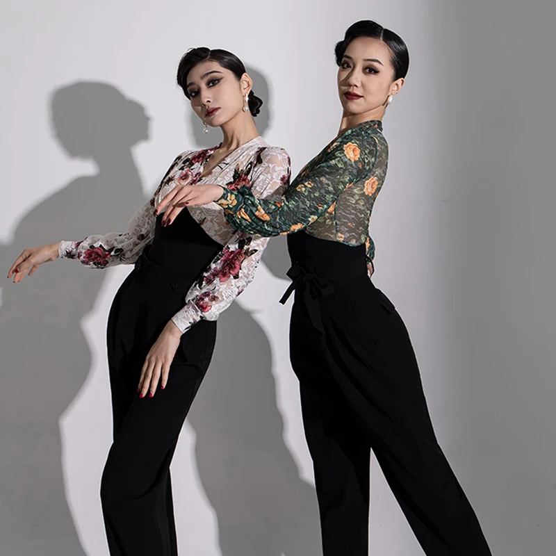 Fashion Lantern Sleeves Ballroom Dance Tops Women'S Waltz Modern Dancing Top Adults Samba Rumba Dance Training Wear DWY10108
Fashion Lantern Sleeves Ballroom Dance Tops Women'S Waltz Modern Dancing Top Adults Samba Rumba Dance Training Wear DWY10108