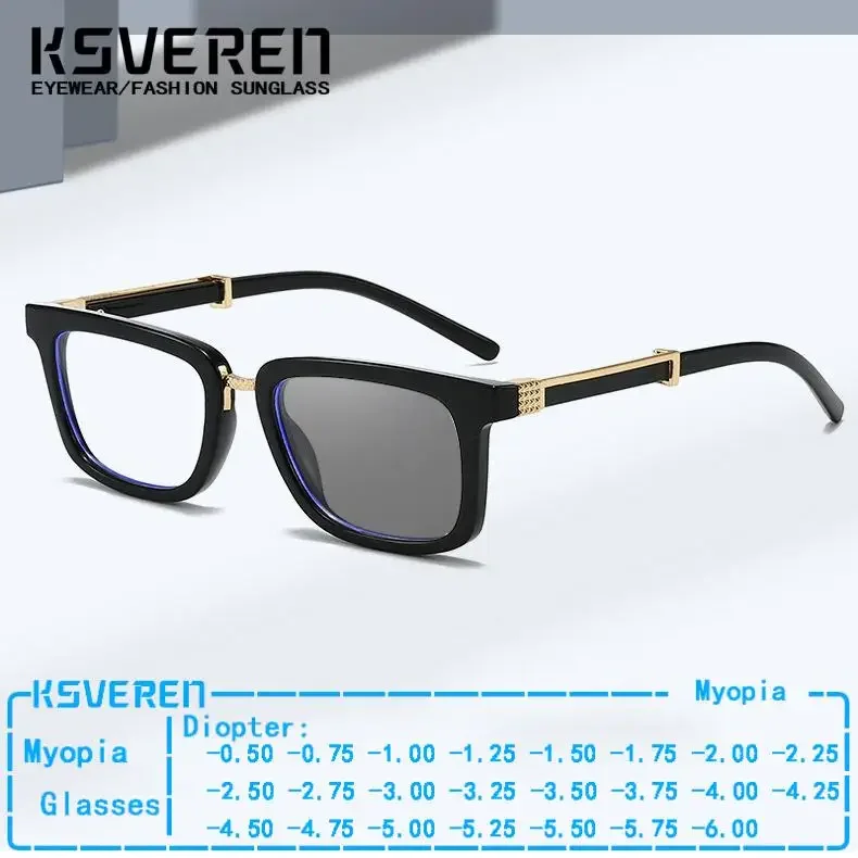 Vintage Square Photochromic Myopia Glasses Men Classic Punk Nearsighted Prescription Eyeglasses Women Outdoor Sunglasses
Vintage Square Photochromic Myopia Glasses Men Classic Punk Nearsighted Prescription Eyeglasses Women Outdoor Sunglasses