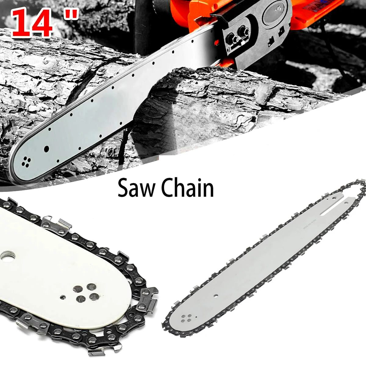 14 Inch 65Mn Saw Chain Chainsaw Guide Rod Kit 3/8LP Pitch 50DL Compatible Chainsaw MS170 MS180 MS181 MS190 MS191T MS192T etc.
14 Inch 65Mn Saw Chain Chainsaw Guide Rod Kit 3/8LP Pitch 50DL Compatible Chainsaw MS170 MS180 MS181 MS190 MS191T MS192T etc.