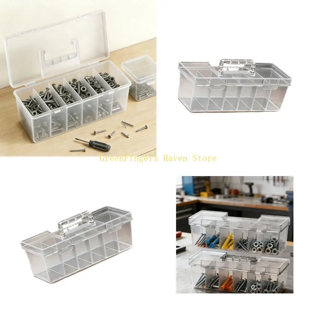 F68D Resilient Tray Tool Box With Comfortable Grip Handle For Craftsmen Hobbyists Professional Technicians
F68D Resilient Tray Tool Box With Comfortable Grip Handle For Craftsmen Hobbyists Professional Technicians