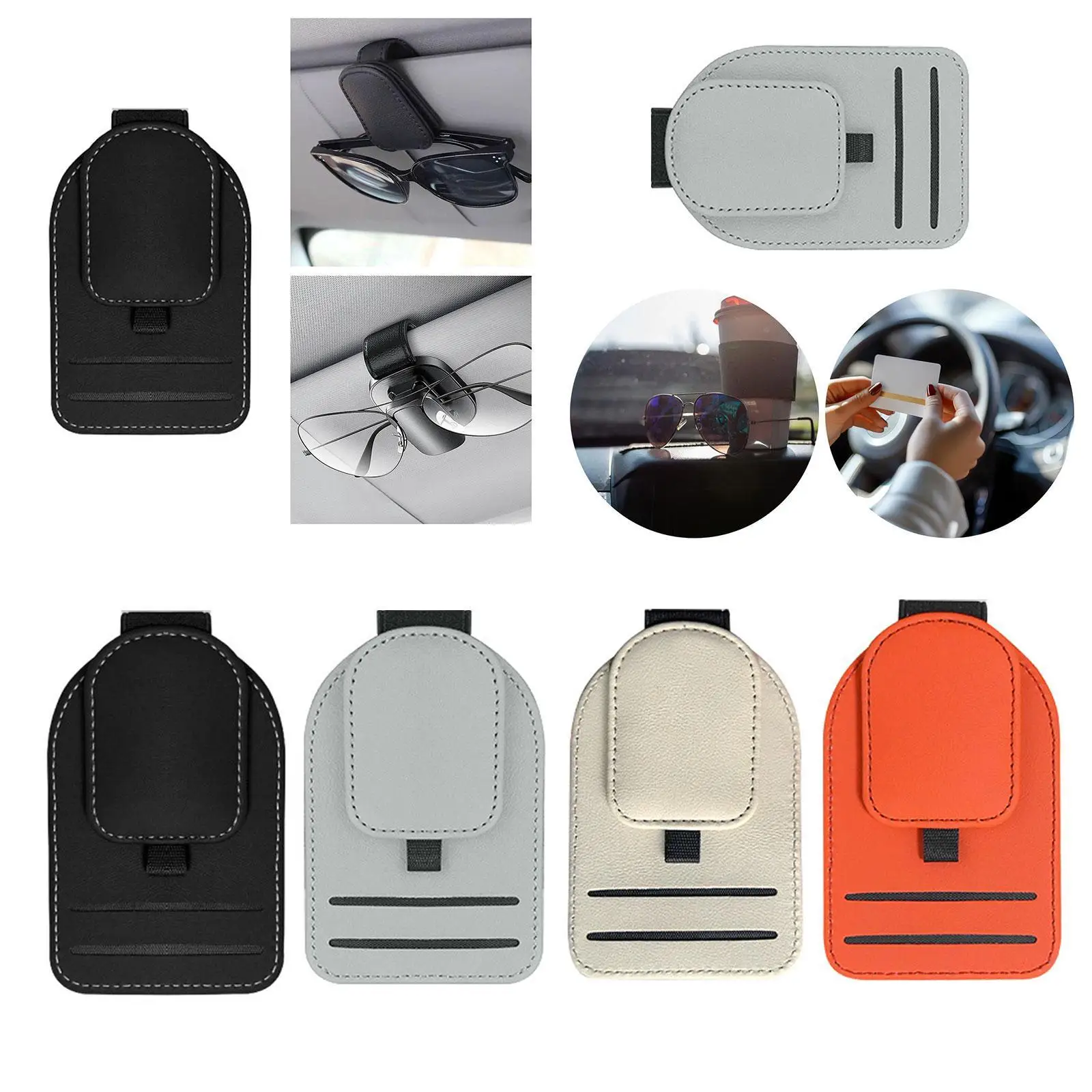 Sunglass Holder Auto Interior Accessories for Cars Trucks Suvs Ticket Card Clip
Sunglass Holder Auto Interior Accessories for Cars Trucks Suvs Ticket Card Clip