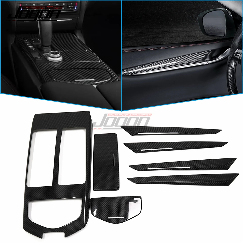 100% Real Carbon Fiber Car Interior Central Control Cup Holder Shift Panel Side Door Cover Trim For Maserati Ghibli 2018-2021
100% Real Carbon Fiber Car Interior Central Control Cup Holder Shift Panel Side Door Cover Trim For Maserati Ghibli 2018-2021