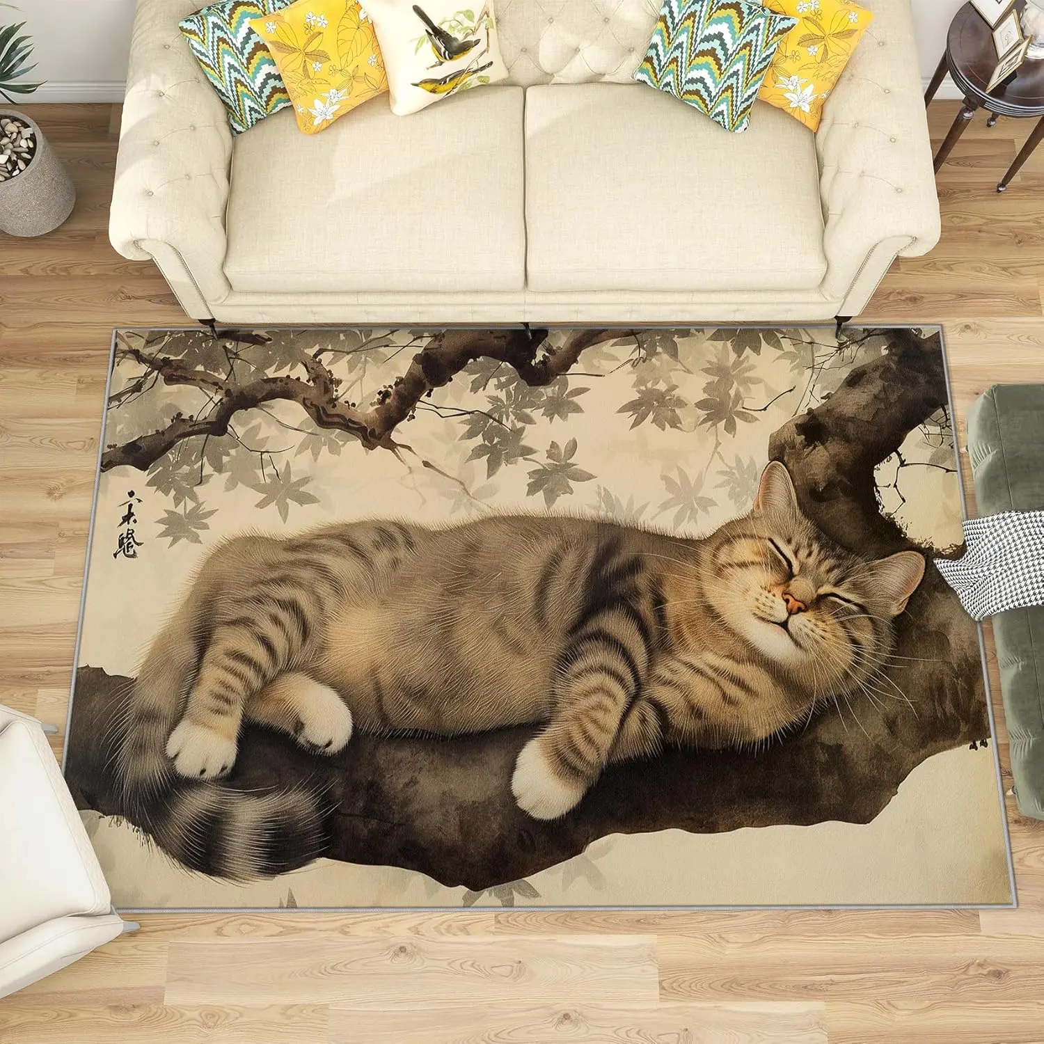 Cat Rugs Room Decor Cat Rug Cute Sleeping Cat Area Rug - Kids Girls Kawaii Kitten Rugs Soft Washable Non Slip Low Pile Japanese
Cat Rugs Room Decor Cat Rug Cute Sleeping Cat Area Rug - Kids Girls Kawaii Kitten Rugs Soft Washable Non Slip Low Pile Japanese