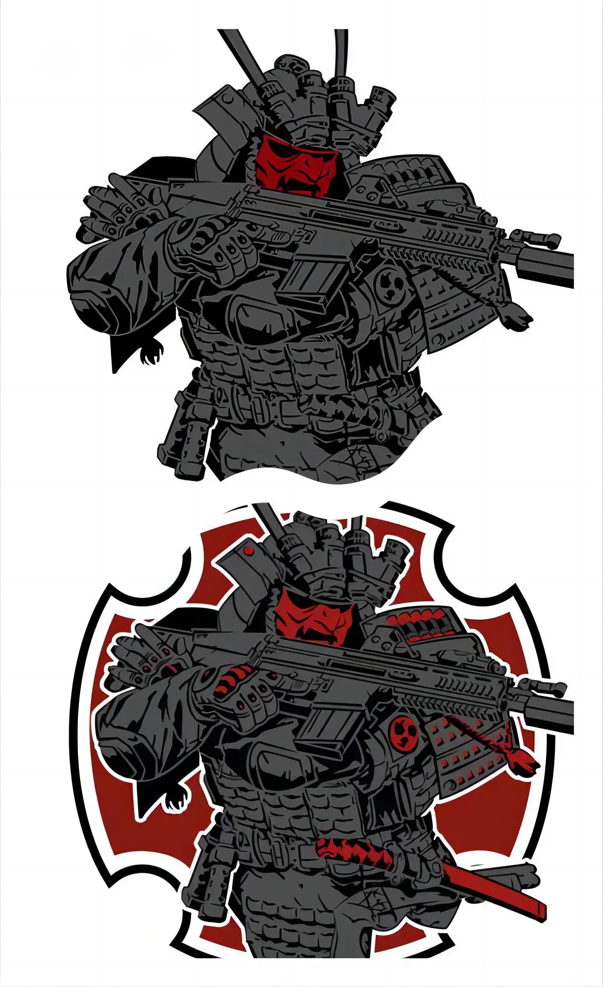 Personality Red Oni Samurai Soldier Car Sticker Vinyl Window Trunk Laptop Helmet Decal JDM Cartoon Warrior Stickers
Personality Red Oni Samurai Soldier Car Sticker Vinyl Window Trunk Laptop Helmet Decal JDM Cartoon Warrior Stickers