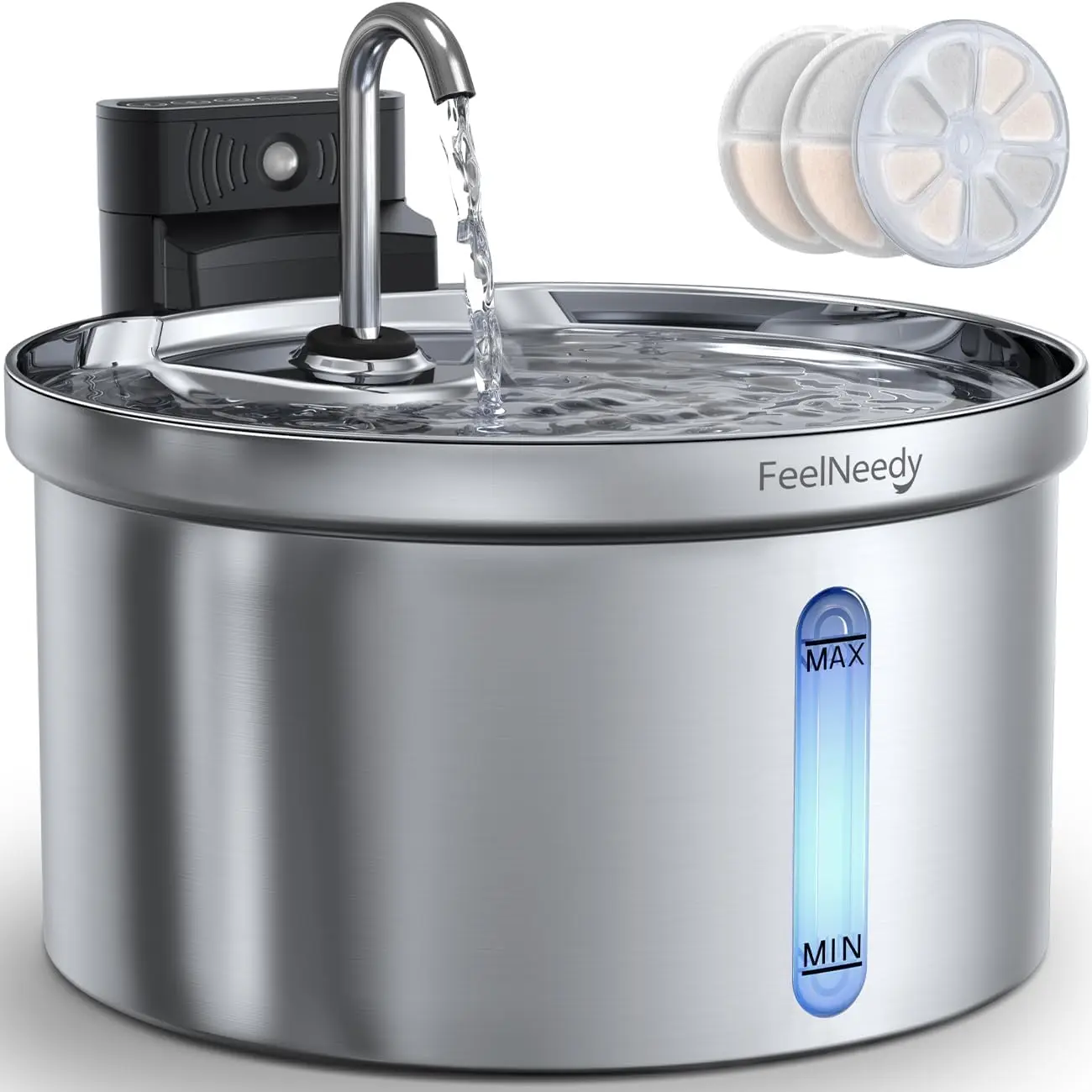 Беспроводной фонтанчик для воды для кошек с аккумулятором 4000 мАч, автоматический дозатор из нержавеющей стали для кошек и собак
Беспроводной фонтанчик для воды для кошек с аккумулятором 4000 мАч, автоматический дозатор из нержавеющей стали для кошек и собак