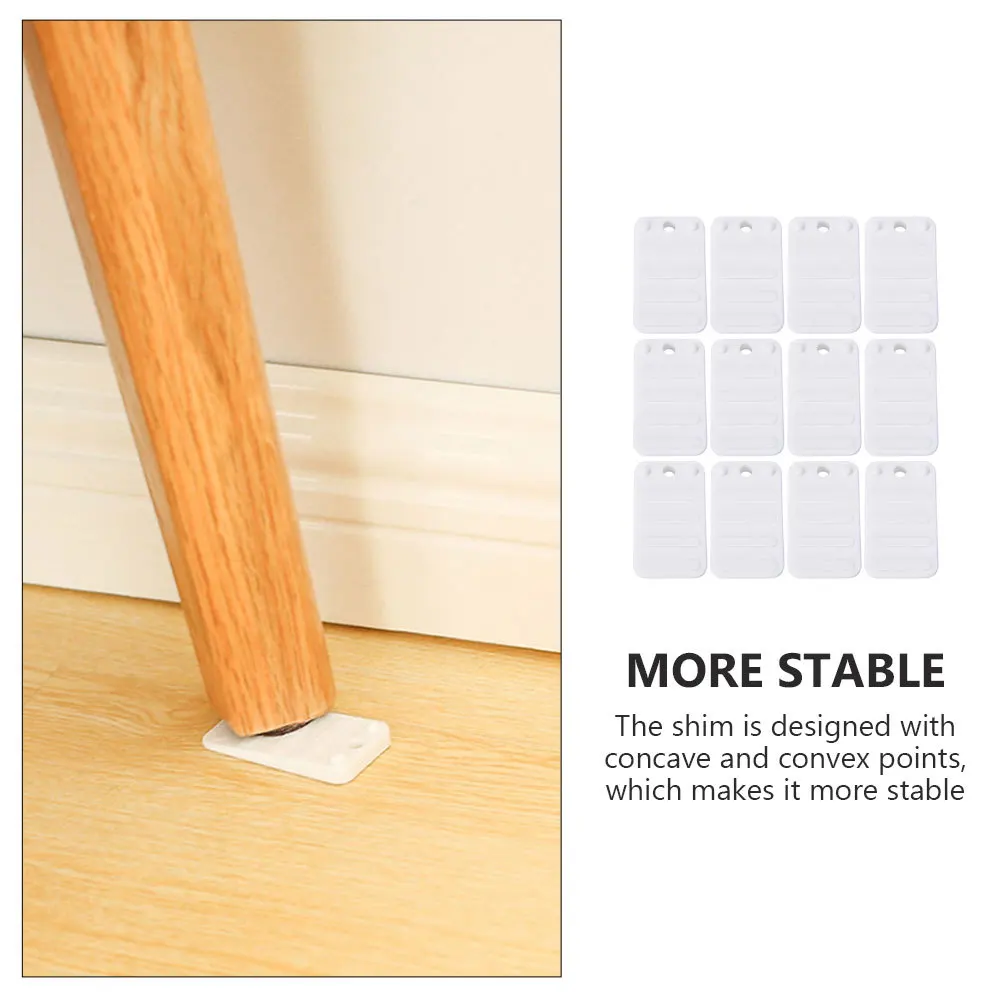 12pcs Furniture Leveling Shims Durable Pp Material Non-Slip Height Adjustment Pads For Table Chairs Furniture Legs Stabilizer
12pcs Furniture Leveling Shims Durable Pp Material Non-Slip Height Adjustment Pads For Table Chairs Furniture Legs Stabilizer