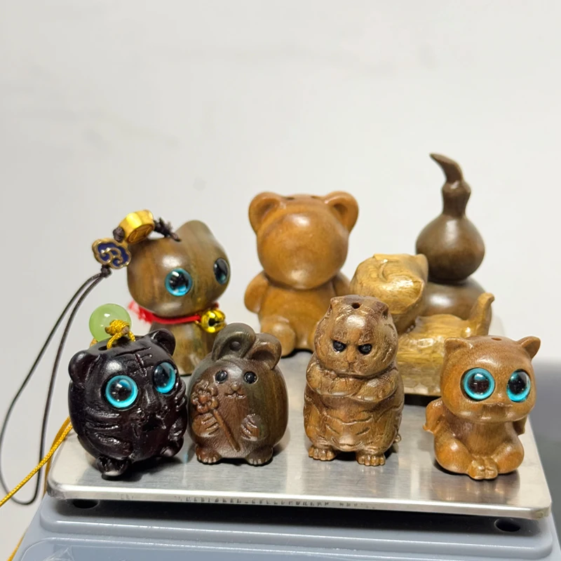 Wooden Animal Figures Pendant Accessories Rabbit Tiger Cat miniature items DIY Phone chain Keychain Ornaments Birthday gift
Wooden Animal Figures Pendant Accessories Rabbit Tiger Cat miniature items DIY Phone chain Keychain Ornaments Birthday gift