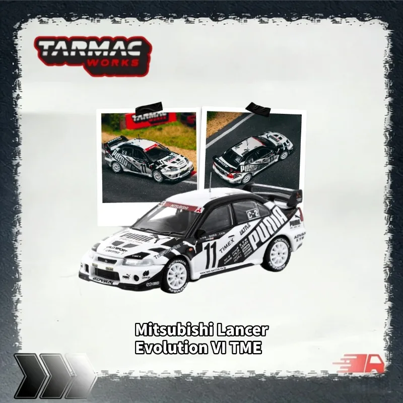 Tarmac Works 1:64 Mitsubishi Lancer Evolution VI TME #11 PUMA Super Taikyu 2000 Diecast Rally Car Model
Tarmac Works 1:64 Mitsubishi Lancer Evolution VI TME #11 PUMA Super Taikyu 2000 Diecast Rally Car Model