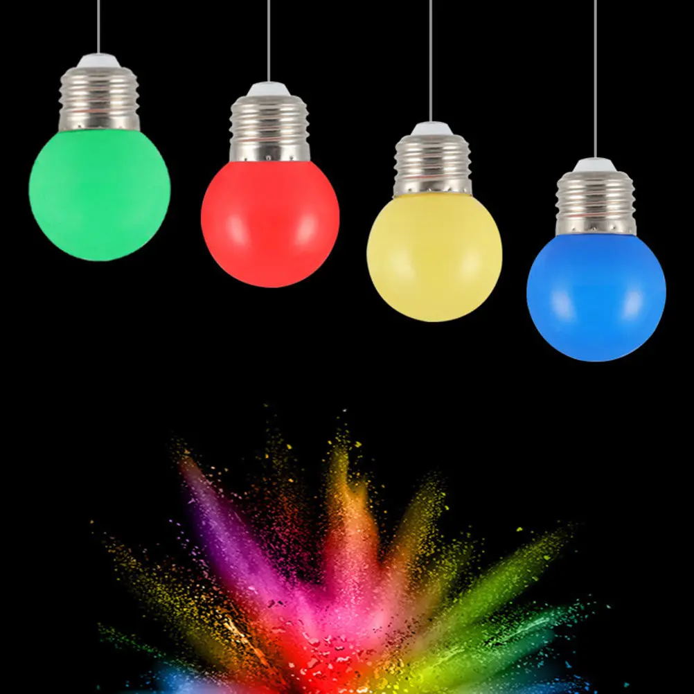 10pcs Colorful Led Bulbs 1W E Material High Brightness Color Changing Light For Indoor Outdoor Party Decoration Marquee
10pcs Colorful Led Bulbs 1W E Material High Brightness Color Changing Light For Indoor Outdoor Party Decoration Marquee