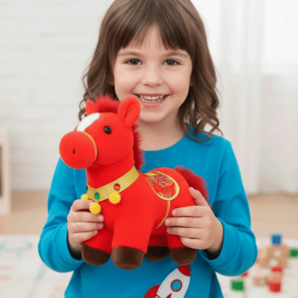 Funny Mascot Dolls 2026 Horse Plush Doll Cute Creative Stuffed Horse Toy Fluffy Kawaii Zodiac Pony Figurine Chinese New Year
Funny Mascot Dolls 2026 Horse Plush Doll Cute Creative Stuffed Horse Toy Fluffy Kawaii Zodiac Pony Figurine Chinese New Year