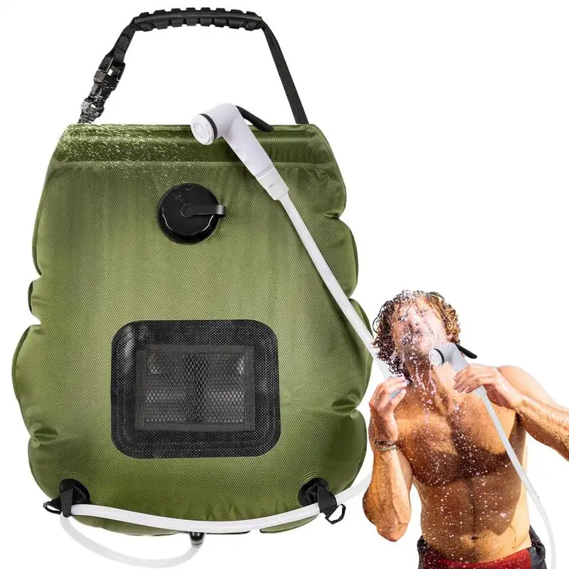 Camp Shower Bag 5 Gallon Camping Shower With Hose And Head Solar Heating Bladder For Backpacking Hiking Swimming Traveling
Camp Shower Bag 5 Gallon Camping Shower With Hose And Head Solar Heating Bladder For Backpacking Hiking Swimming Traveling