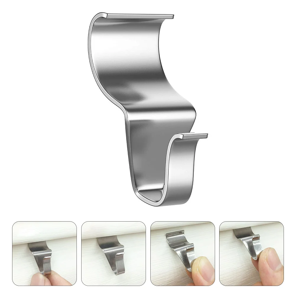 8 PCS Towel Hook up Hanger No- Hole Siding Clips Soffit Stainless Steel Drilling Needed Outdoor Decor Light
8 PCS Towel Hook up Hanger No- Hole Siding Clips Soffit Stainless Steel Drilling Needed Outdoor Decor Light