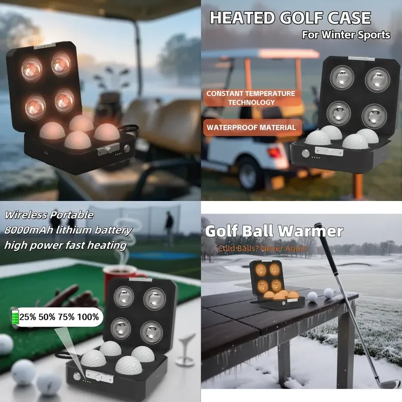 【CHIMU HOME】 Premium USB-Powered Electric Heater for Winter Sports Golf Ball Warmer Heated Golf Case for Golf and Car Travel
【CHIMU HOME】 Premium USB-Powered Electric Heater for Winter Sports Golf Ball Warmer Heated Golf Case for Golf and Car Travel