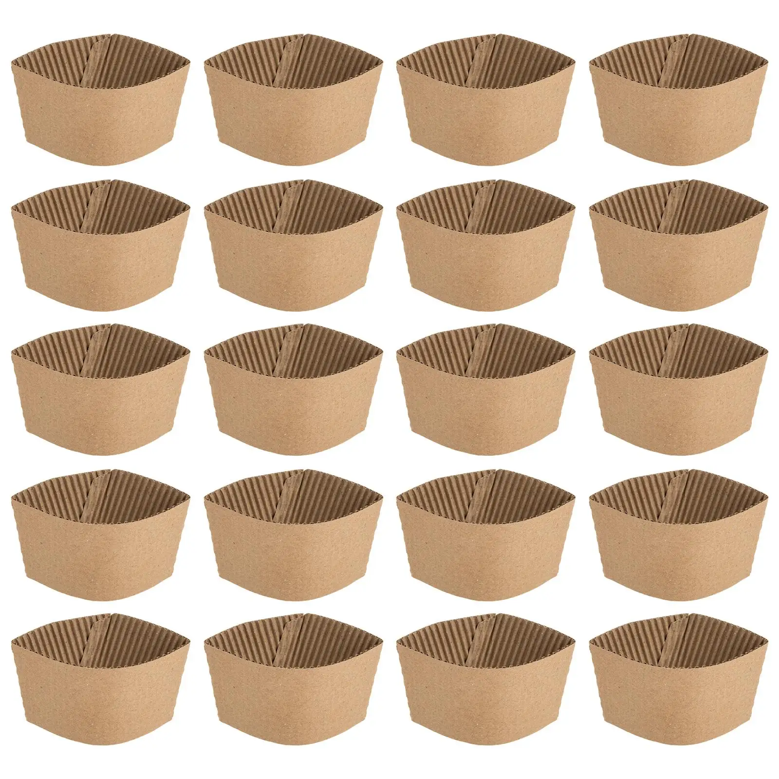 50pcs Paper Sleeves 90mm 126x109x60mm Heat Corrugated Bottle Protectors Coffee Cups Coffee Cup Sleeve Home Cafe
50pcs Paper Sleeves 90mm 126x109x60mm Heat Corrugated Bottle Protectors Coffee Cups Coffee Cup Sleeve Home Cafe