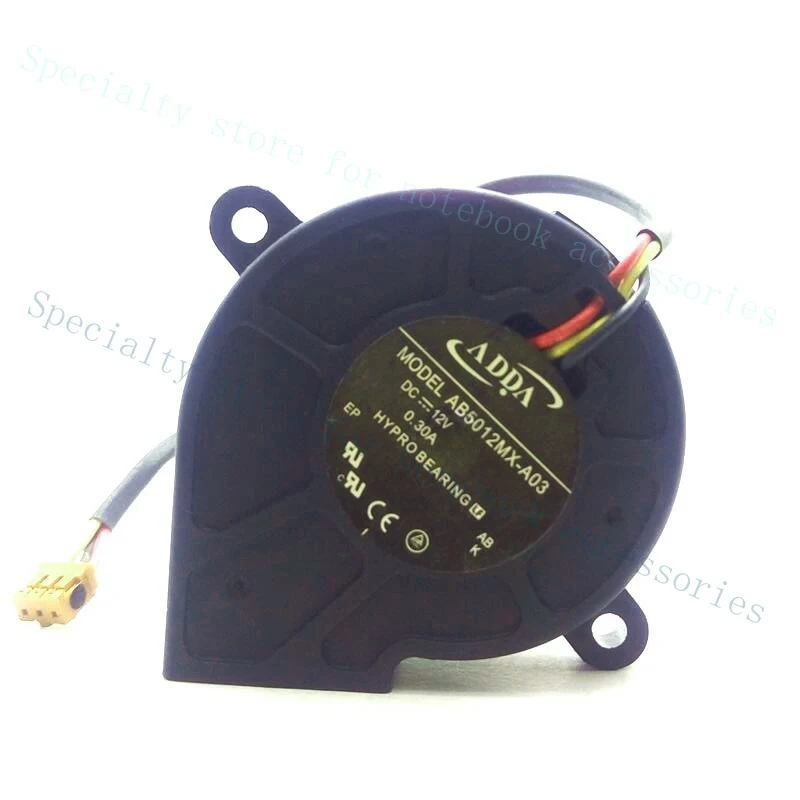 A+ Original ADDA AB5012MX-A03 DC 12V 0.30A projector blower turbine cooling fan
A+ Original ADDA AB5012MX-A03 DC 12V 0.30A projector blower turbine cooling fan