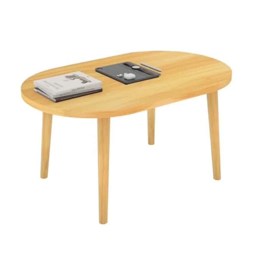 Oval Coffee Table Low Table with 4 Solid Wood Sturdy Legs, Floor Table Desk for Sitting on The Floor, 19.7"D x 31.5"W x 16"H In
Oval Coffee Table Low Table with 4 Solid Wood Sturdy Legs, Floor Table Desk for Sitting on The Floor, 19.7"D x 31.5"W x 16"H In