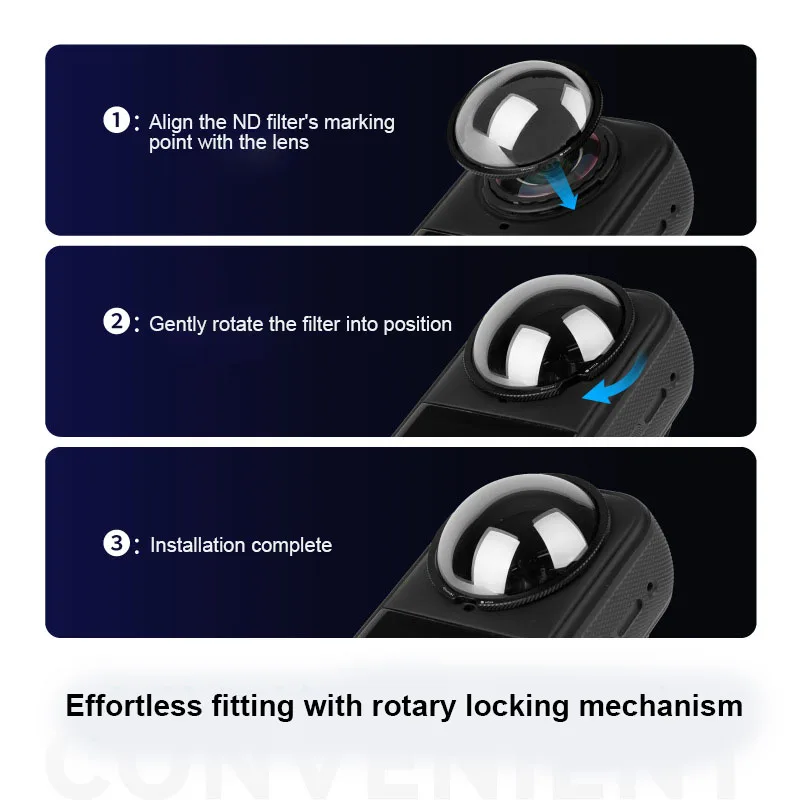 1set ND Filters For Insta360 X5 Optical Glass Multi-Coated Len Filter with Twist-On Lock,Waterproof Scratch-Resistant for Camera
1set ND Filters For Insta360 X5 Optical Glass Multi-Coated Len Filter with Twist-On Lock,Waterproof Scratch-Resistant for Camera