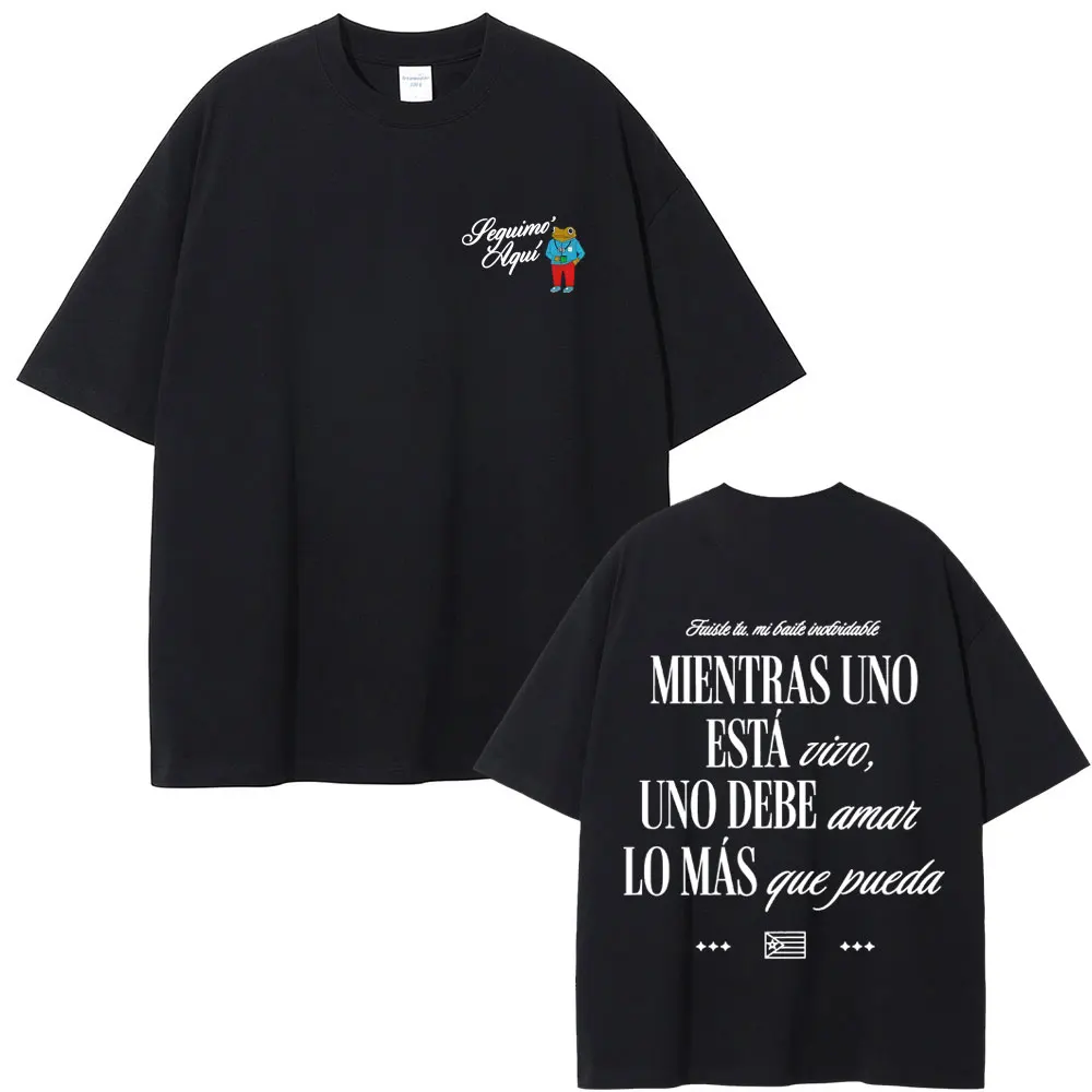 Rapper Bad Bunny Graphic T-shirt Debi Tirar Mas Fotos DTMF World Tour 2026 T Shirts Men Women Fashion Hip Hop Oversized T-shirts
Rapper Bad Bunny Graphic T-shirt Debi Tirar Mas Fotos DTMF World Tour 2026 T Shirts Men Women Fashion Hip Hop Oversized T-shirts